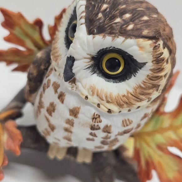 Lenox "Saw Whet Owl" Vintage Porcelain Figurine - Picture 2 of 8